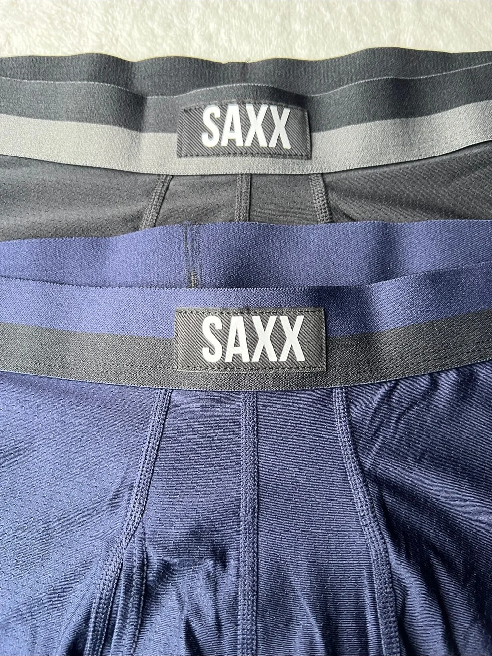 (2) SAXX Ballpark Pouch Spot Mesh Boxer Brief